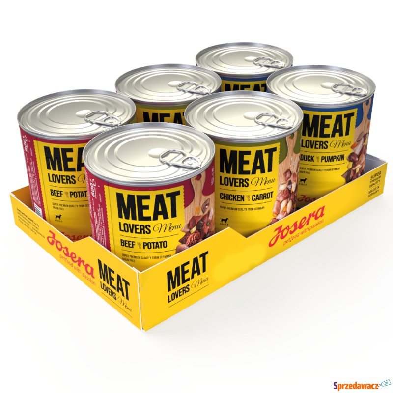 Megapakiet Josera Meatlovers Menu, 12 x 800 g... - Karmy dla psów - Toruń