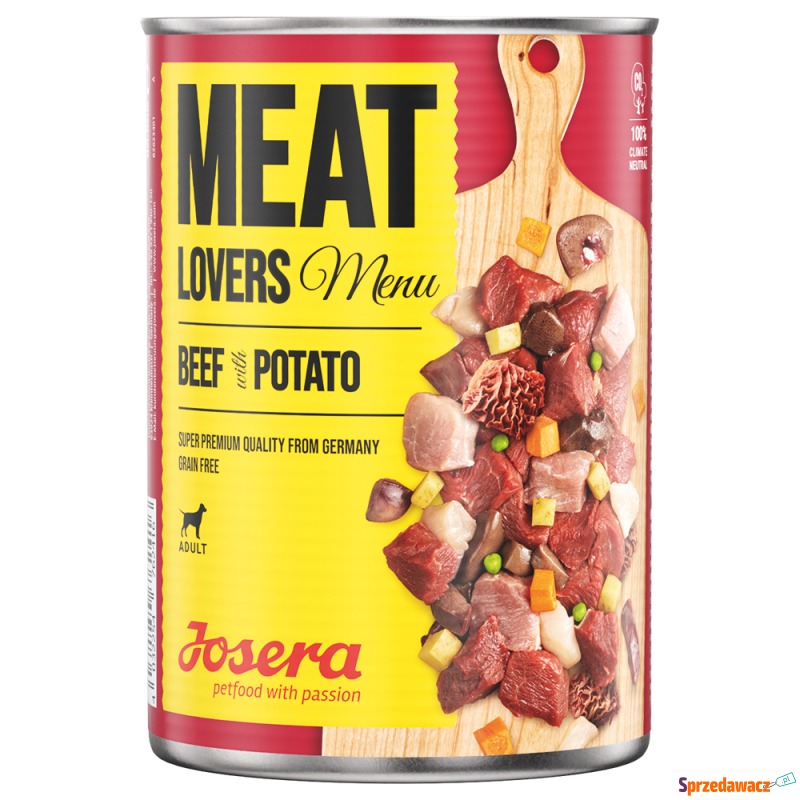 Megapakiet Josera Meatlovers Menu, 12 x 800 g... - Karmy dla psów - Tarnowskie Góry