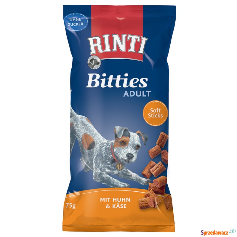 RINTI Bitties Adult, 75 g - Kurczak i ser - Przysmaki dla psów - Kraków