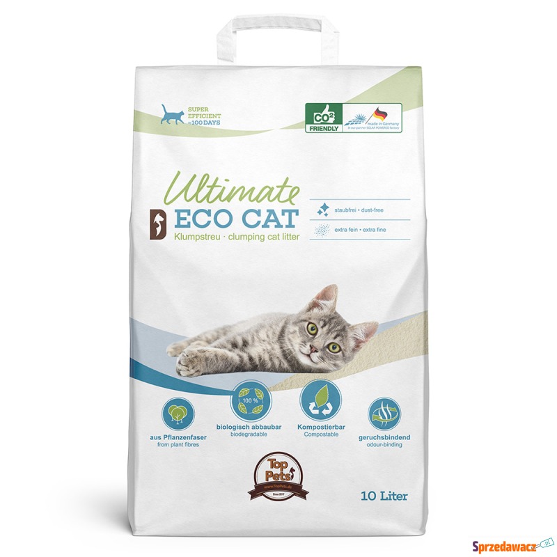 Ultimate Eco Cat żwirek zbrylający się - 2 x 10... - Żwirki do kuwety - Konin