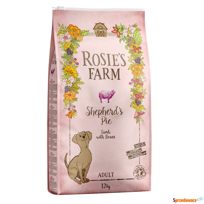 Rosie's Farm jagnięcina, bataty i fasola - 12... - Karmy dla psów - Piaseczno