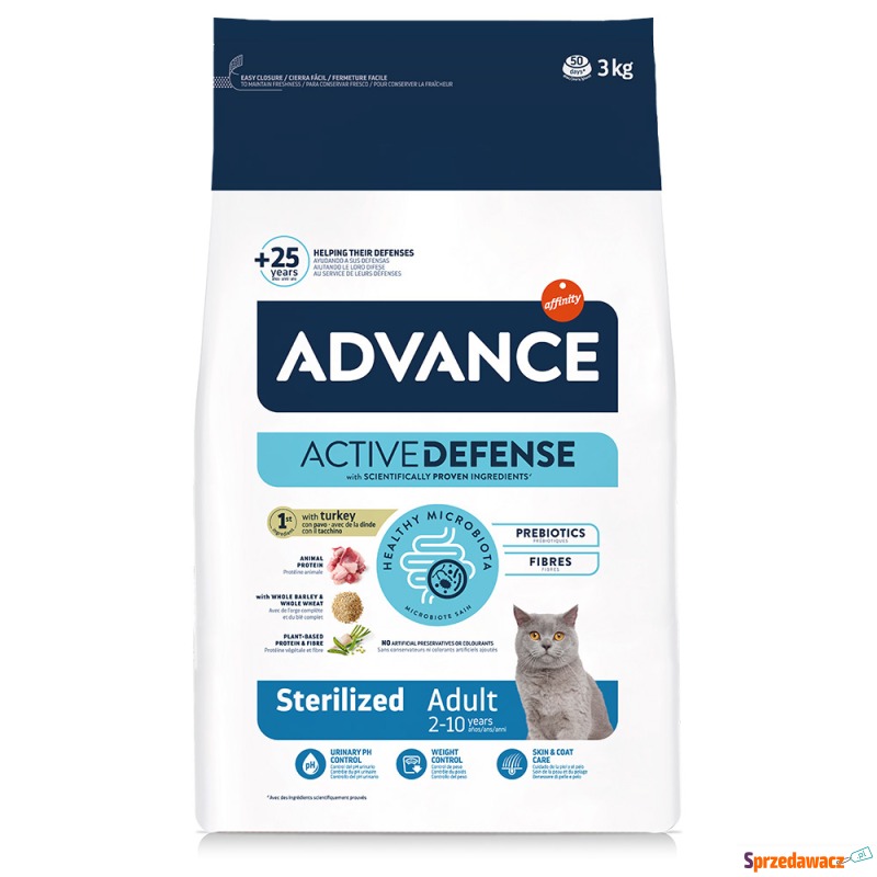 Advance Cat Sterilized, indyk - 2 x 3 kg - Karmy dla kotów - Toruń