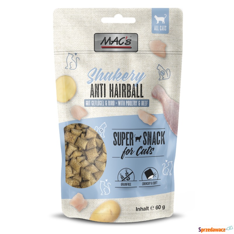 MAC's Cat Shakery Snack - Anti-Hairball z kur... - Przysmaki dla kotów - Płock