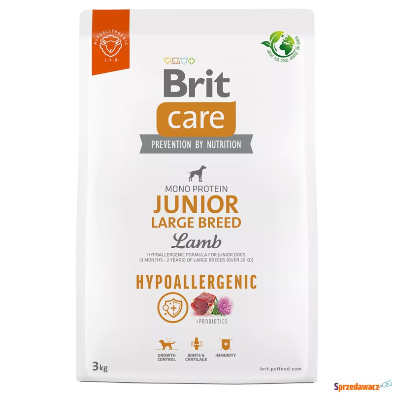 Brit Care Dog Hypoallergenic Junior Large Breed,... - Karmy dla psów - Zielona Góra