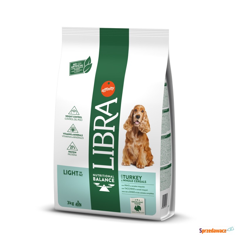 Libra Dog Light, indyk - 3 kg - Karmy dla psów - Dąbrowa Górnicza