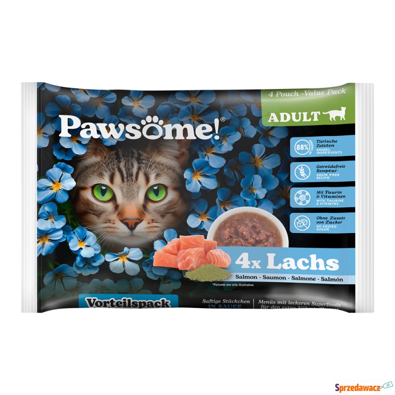 Korzystny pakiet Pawsome Adult Cat, 8 x 85 g -... - Karmy dla kotów - Jelenia Góra