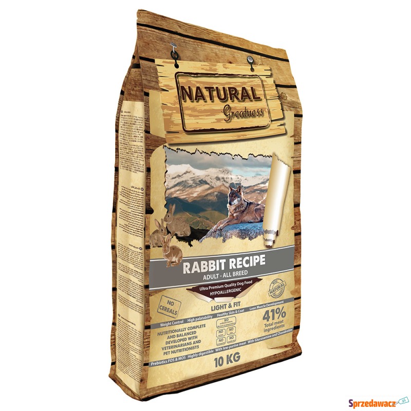 Natural Greatness Light Rabbit Dog Food - Pod... - Karmy dla psów - Częstochowa