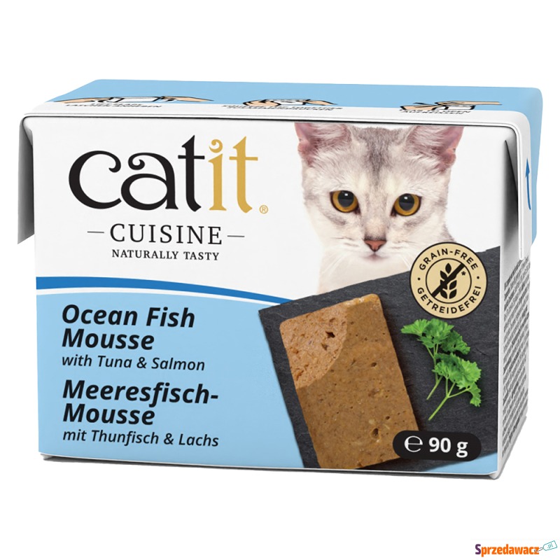 Catit Cuisine Mousse, 12 x 90 g - Tuńczyk z ł... - Karmy dla kotów - Oława