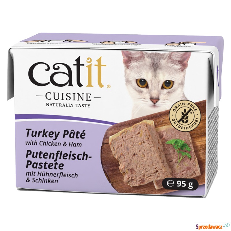 Catit Cuisine pasztet, 12 x 95 g - Indyk z ku... - Karmy dla kotów - Legnica