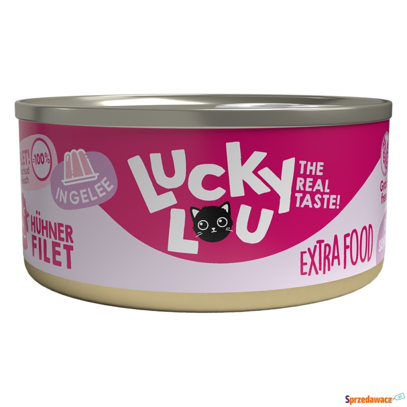 Lucky Lou Extrafood w galaretce 18 x 70 g - Filet... - Karmy dla kotów - Nowy Sącz