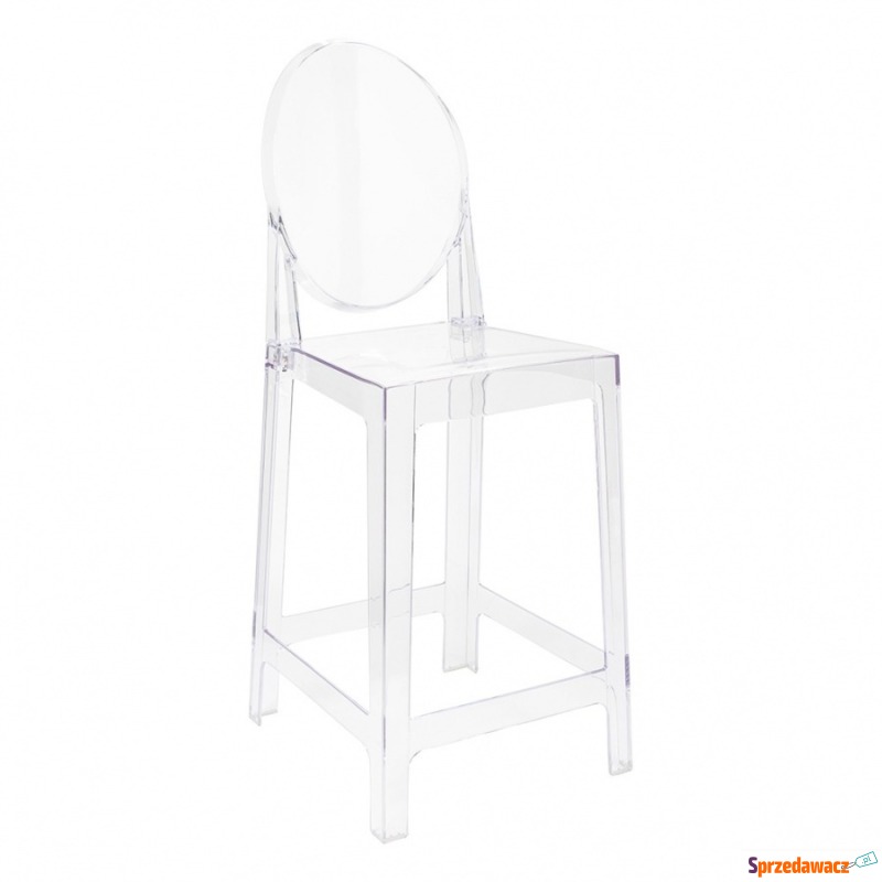 Krzesło barowe victoria 65 cm transparentne - Taborety, stołki, hokery - Korytowo