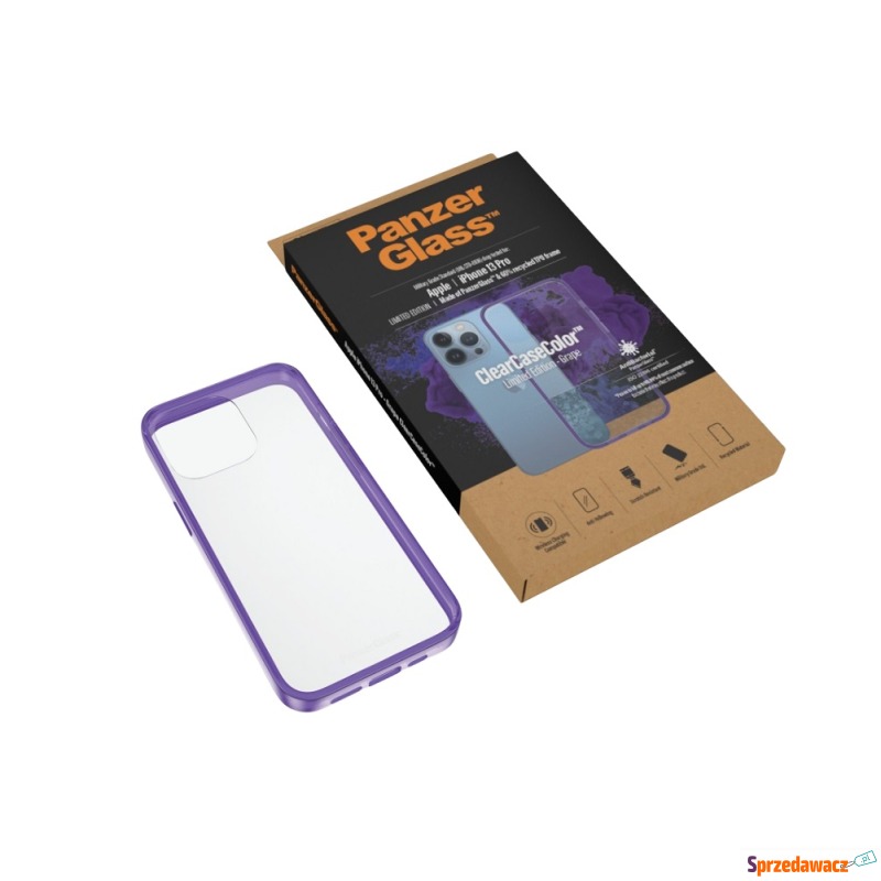 Etui do iPhone 13 Pro PanzerGlass ClearCase Fioletowe - Etui na telefon - Jarosław