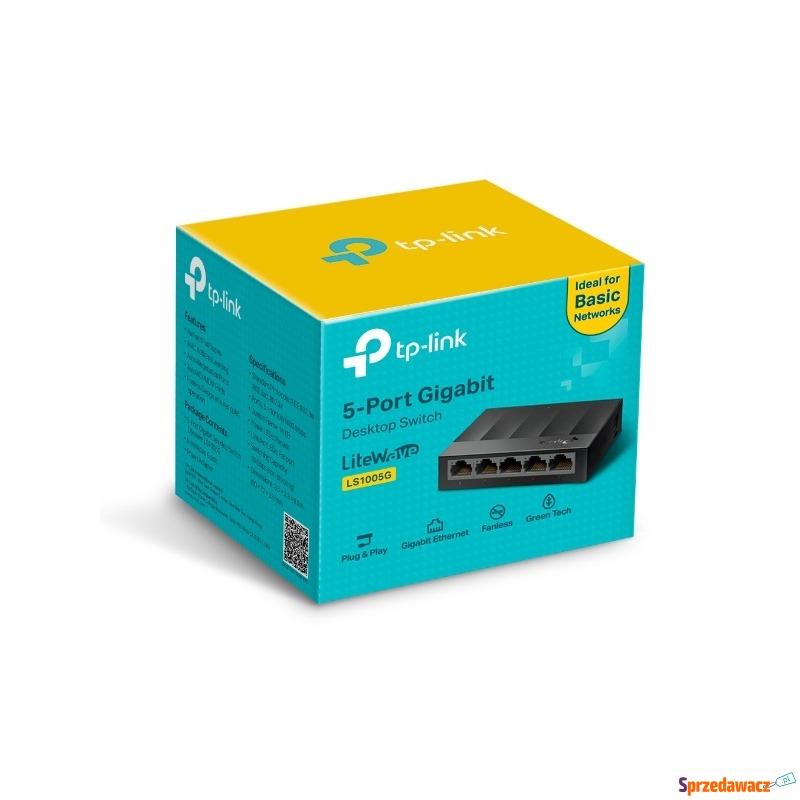 Switch TP-LINK LS1005G (5x 10 100 1000Mbps) - Switche - Rzeszów