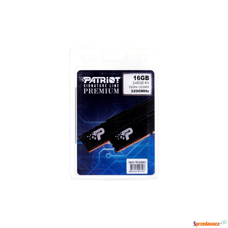 Patriot Premium Black DDR4 2x8GB 3200MHz - Pamieć RAM - Białystok