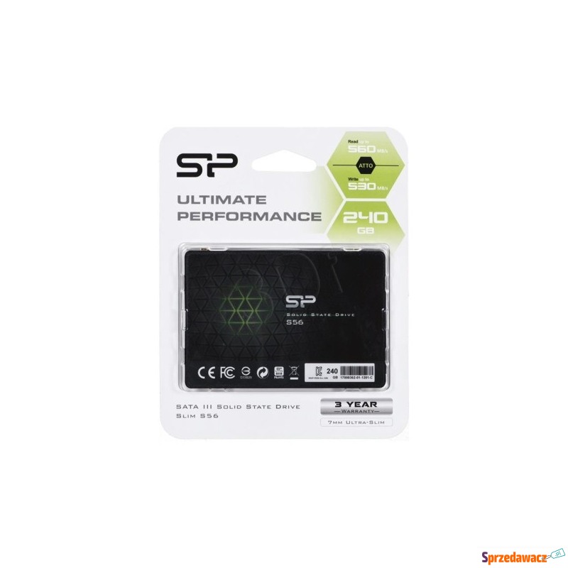 Dysk SSD Silicon Power S56 240GB 2,5" SATA III... - Dyski twarde - Rzeszów