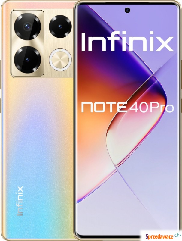 Infinix NOTE 40 PRO 12/256GB Titan Gold - Telefony komórkowe - Grudziądz