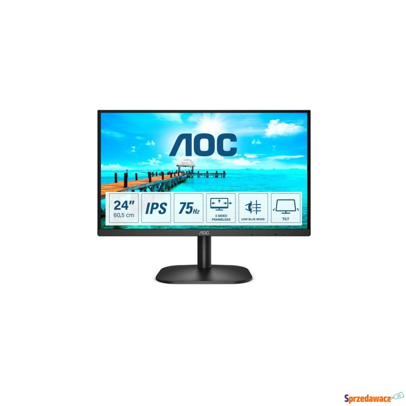 MONITOR AOC LED 23,8" 24B2XD - Monitory LCD i LED - Toruń