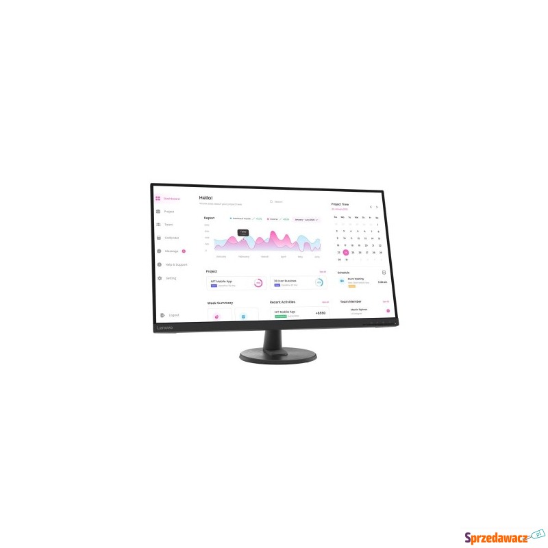 Monitor Lenovo D32-40 31,5" 16:9 1920x1080 3000:1... - Monitory LCD i LED - Płock