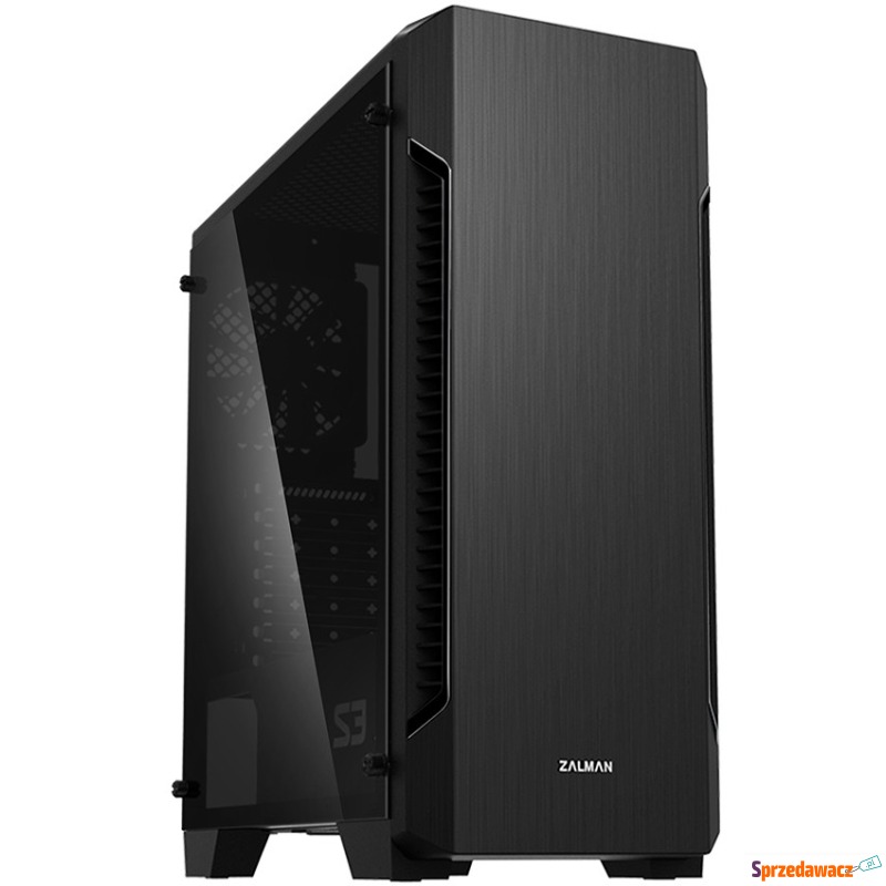 Zalman S3 TG ATX Mid Tower PC Case TG fan x3 - Obudowy - Gdańsk