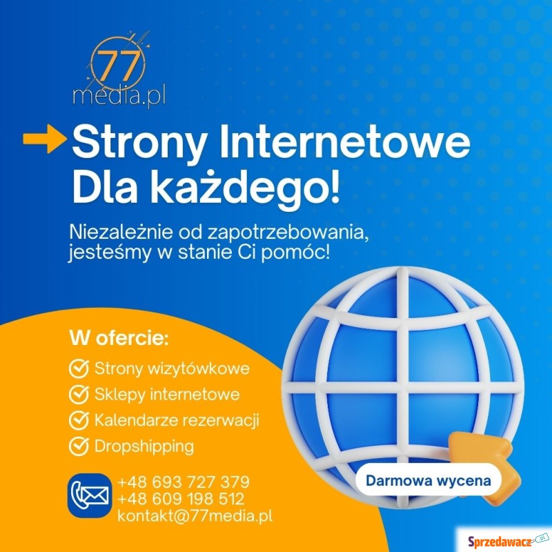 Zwiększ zasięg swojego biznesu! Strony intern... - Reklama, marketing - Wrocław