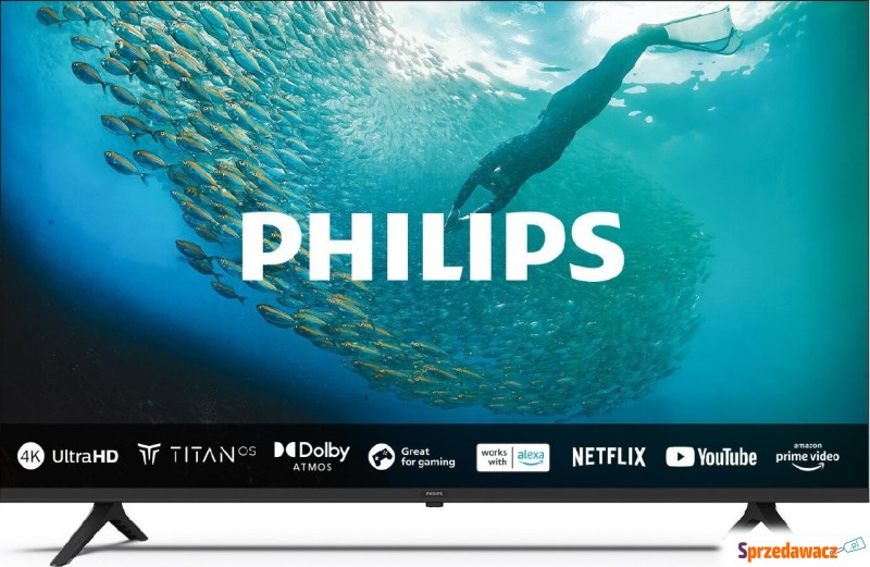 Telewizor Philips 65PUS7009/12 LED 65'' 4K Ultra... - Telewizory - Poznań