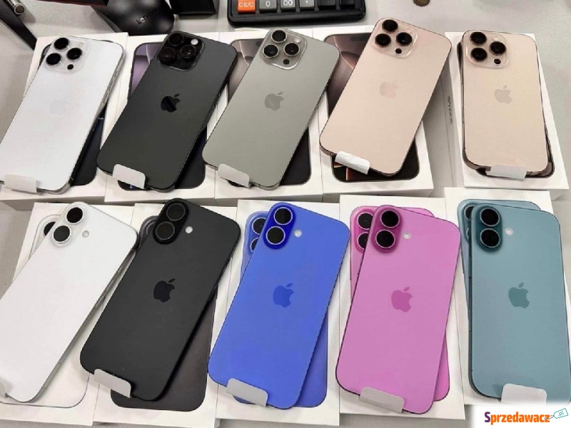 Oryginalny Apple iPhone 16 Pro Max, iPhone 16... - Telefony komórkowe - Warszawa