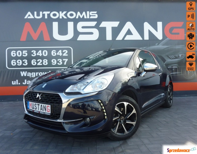 Citroen DS3  Hatchback 2017,  1.2 benzyna - Na sprzedaż za 34 900 zł - Wągrowiec