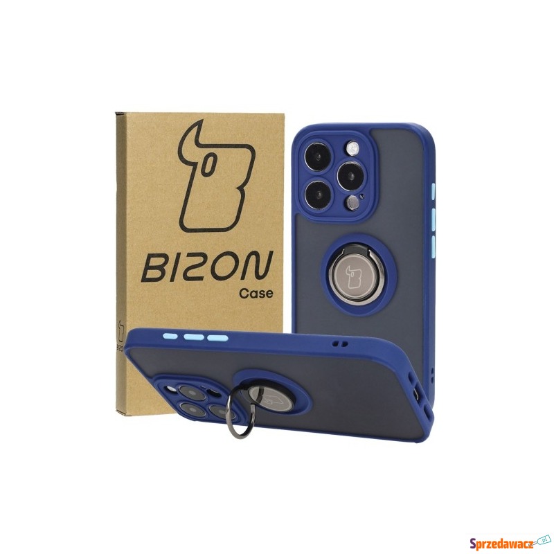 Etui z uchwytem na palec Bizon Case Hybrid Ring... - Etui na telefon - Kraków