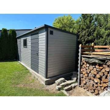 Schowek Domek ogrodowy  6m x 2m spad tył  2x okno... - Altany, domki, namioty - Toruń - zdjęcie 4