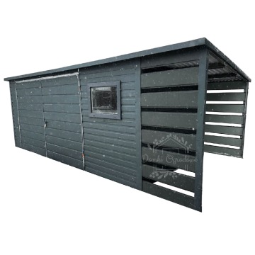 Domek Ogrodowy - Schowek Blaszany 5x3 + 1x3 -... - Altany, domki, namioty - Nowy Tomyśl - zdjęcie 1