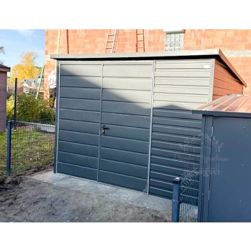 Schowek Domek  3m x 2m - spad w tył - antracyt... - Altany, domki, namioty - Niepołomice - zdjęcie 4