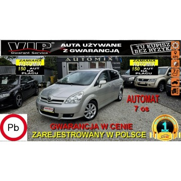 Toyota Corolla Verso - 1,8 Benz* AUTOMAT * 7 OSOBOWA * Super Stan* Możliwa zamiana* Gwarancja