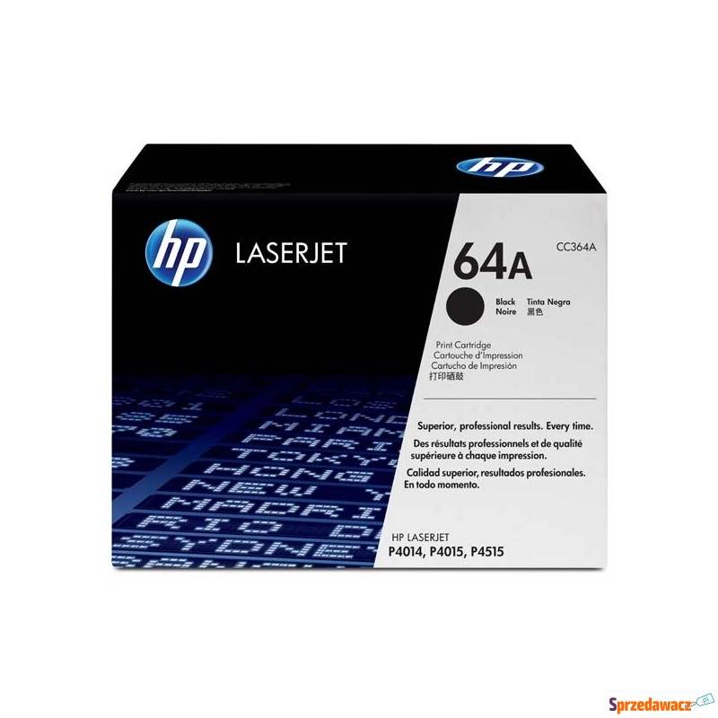 HP oryginalny toner CC364A, black, 10000s, 64A,... - Tusze, tonery - Piotrków Trybunalski