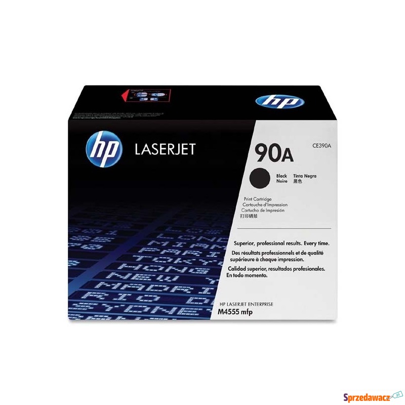 HP oryginalny toner CE390A, black, 10000s, HP... - Tusze, tonery - Wrocław