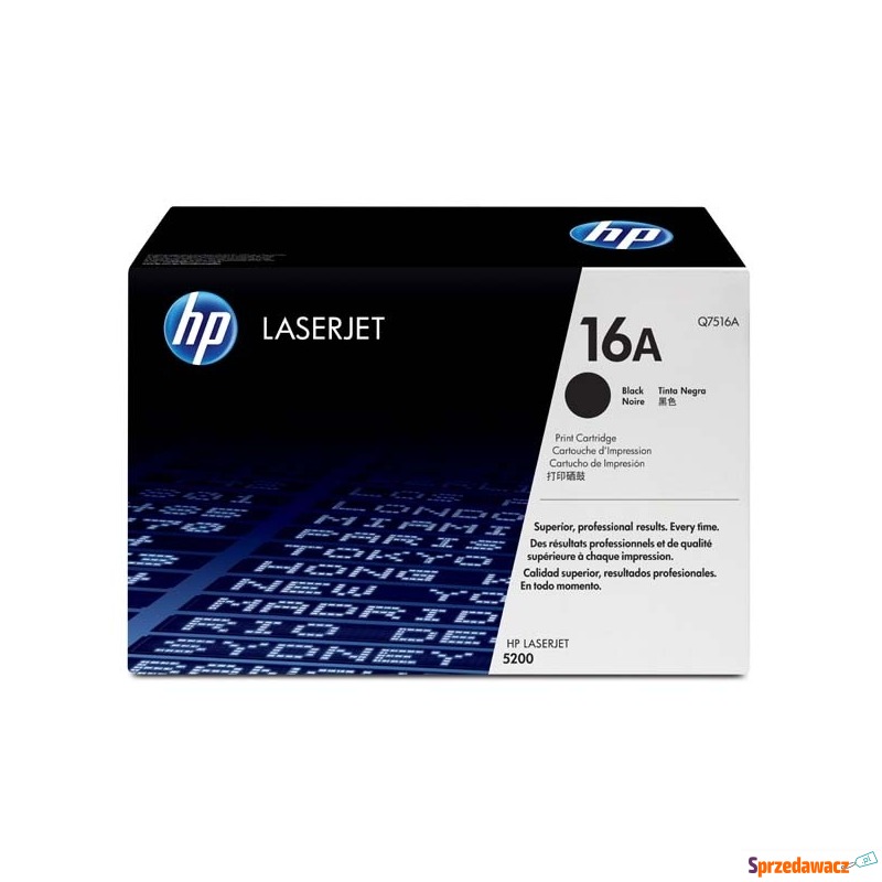 HP oryginalny toner Q7516A, black, 12000s, HP... - Tusze, tonery - Gorzów Wielkopolski