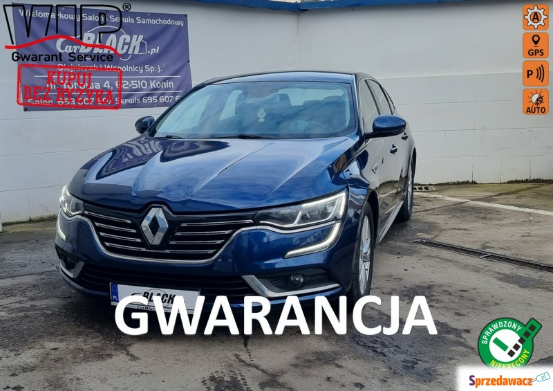 Renault Talisman 2016,  1.7 benzyna - Na sprzedaż za 49 000 zł - Konin