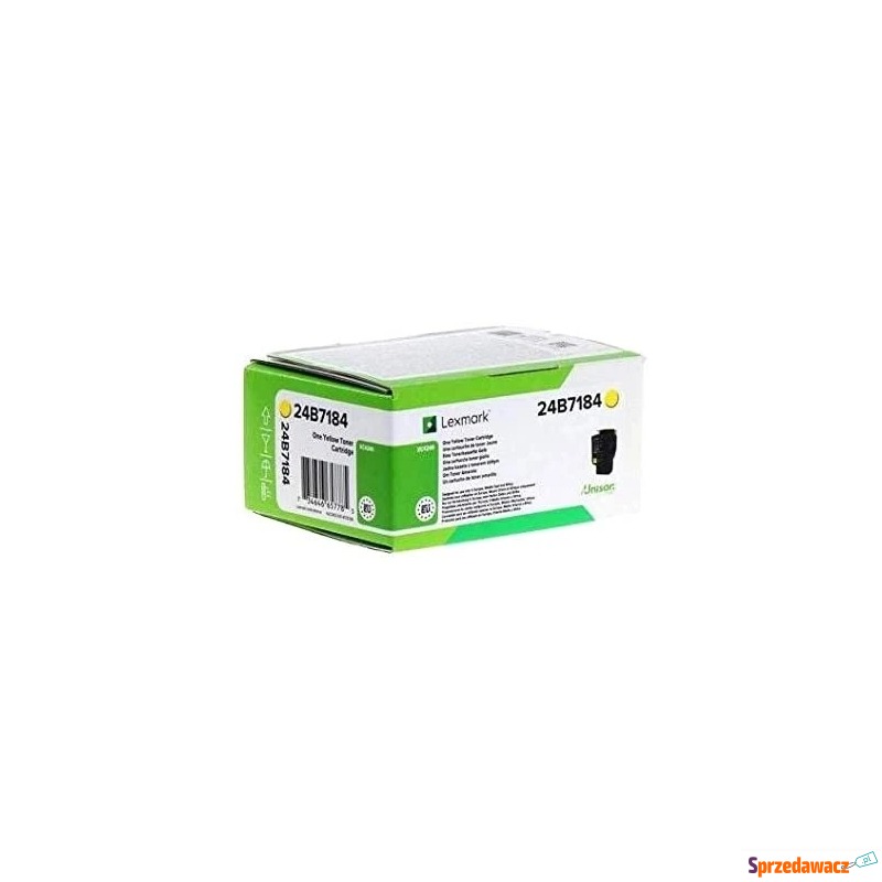 Toner Oryginalny Lexmark 24B7184 (24B7184) (Ż... - Tusze, tonery - Chorzów