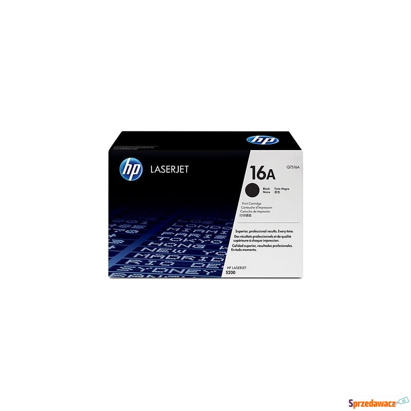 Toner Oryginalny HP 16A (Q7516A) (Czarny) - D... - Tusze, tonery - Gorzów Wielkopolski