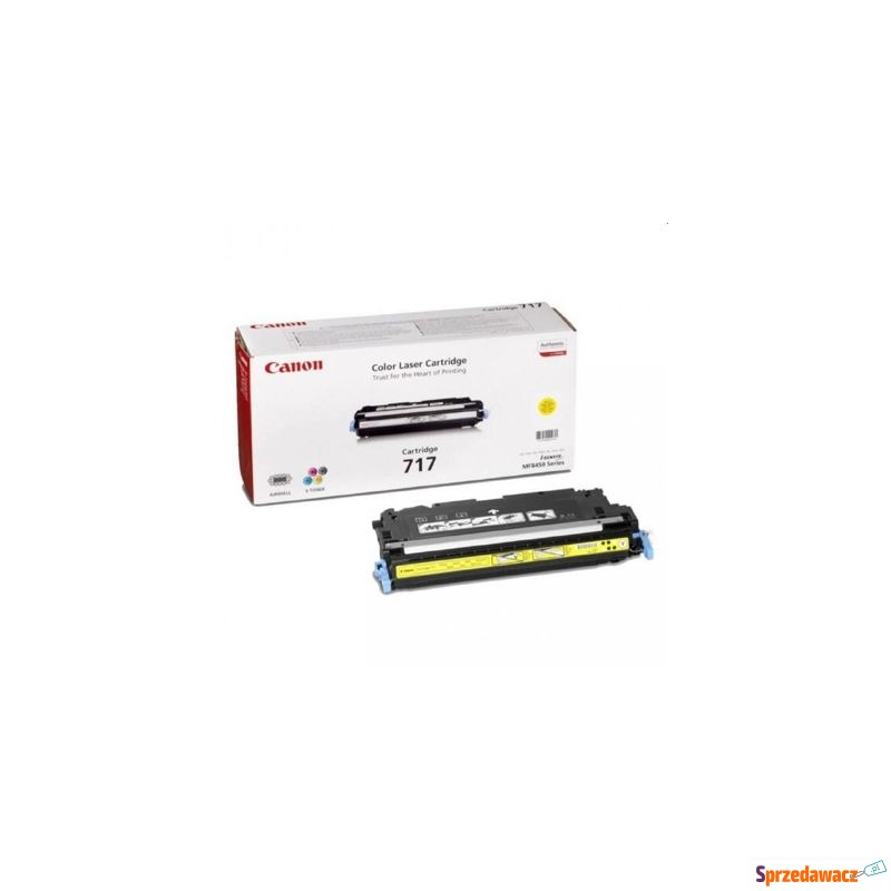 Toner Oryginalny Canon CRG-717 Y (2575B002AA)... - Tusze, tonery - Szczecin