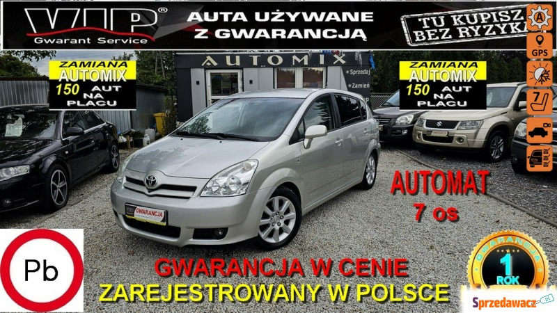 Toyota Corolla Verso  Minivan/Van 2006,  1.8 benzyna - Na sprzedaż za 19 900 zł - Świdnica