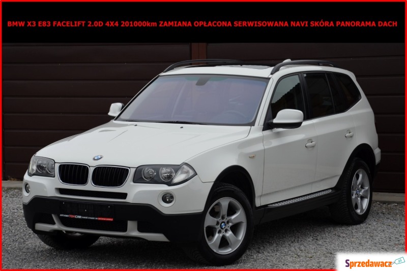 BMW X3  SUV 2010,  2.0 diesel - Na sprzedaż za 36 900 zł - Zamość