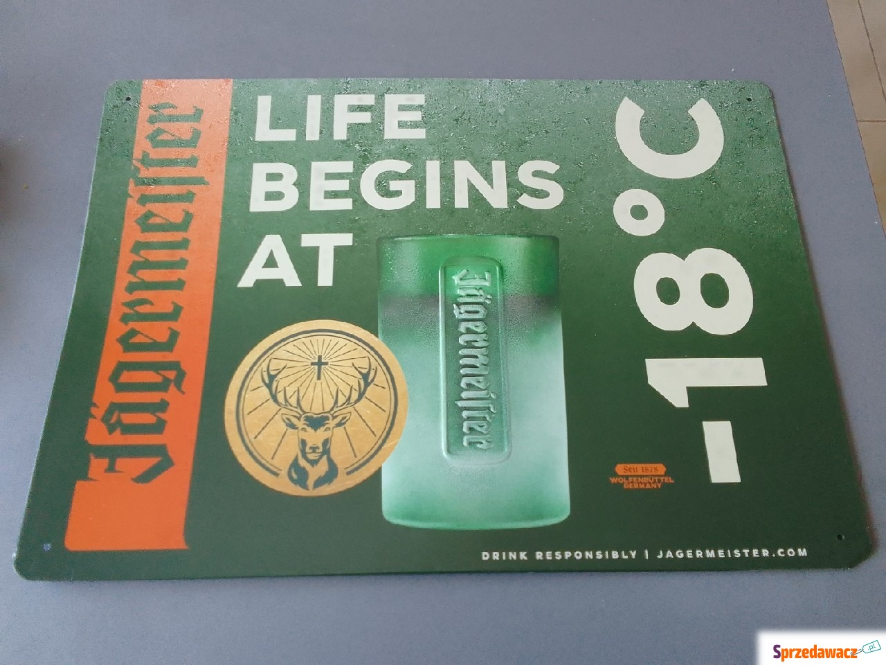 Jagermeister Szyld plakat reklama...