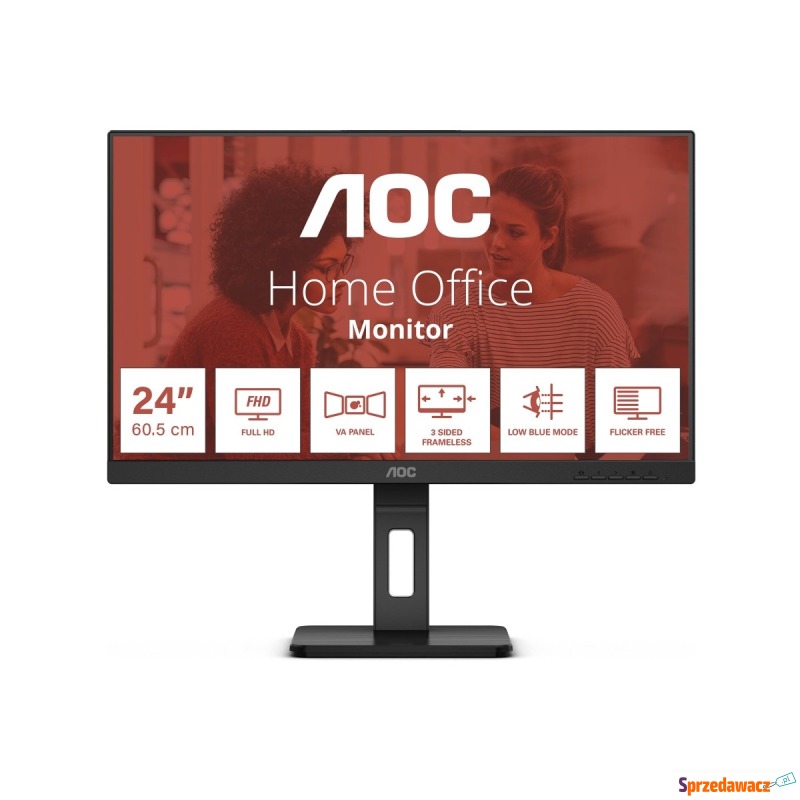 AOC 24E3QAF 23.8inch WLED 1920x1080 VA 75Hz Black... - Monitory LCD i LED - Tarnobrzeg