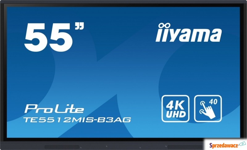 IIYAMA Monitor interaktywny 55 cali TE5512MIS-B3AG... - Monitory LCD i LED - Łódź