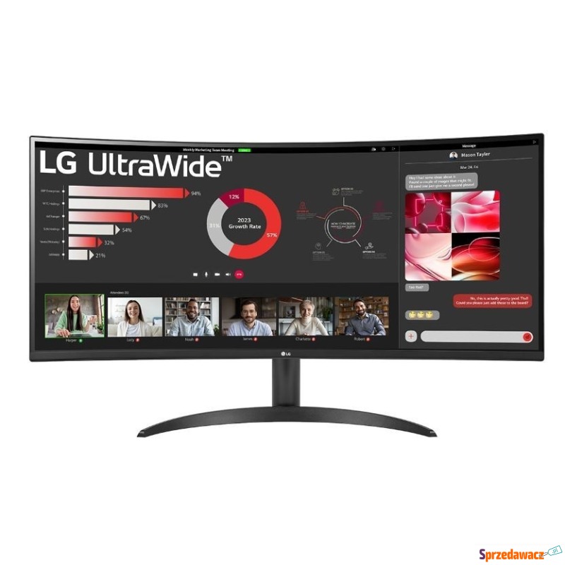 LG Electronics Monitor 34WR50QC-B Ultawide 34... - Monitory LCD i LED - Krosno Odrzańskie