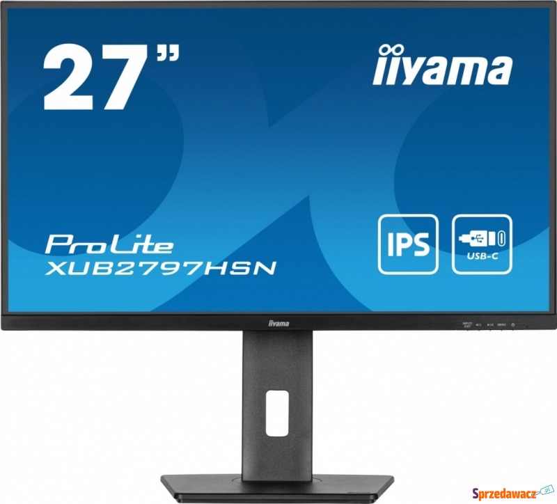 IIYAMA Monitor 27 cali XUB2797HSN-B1 IPS,FHD,USB-C... - Monitory LCD i LED - Leszno