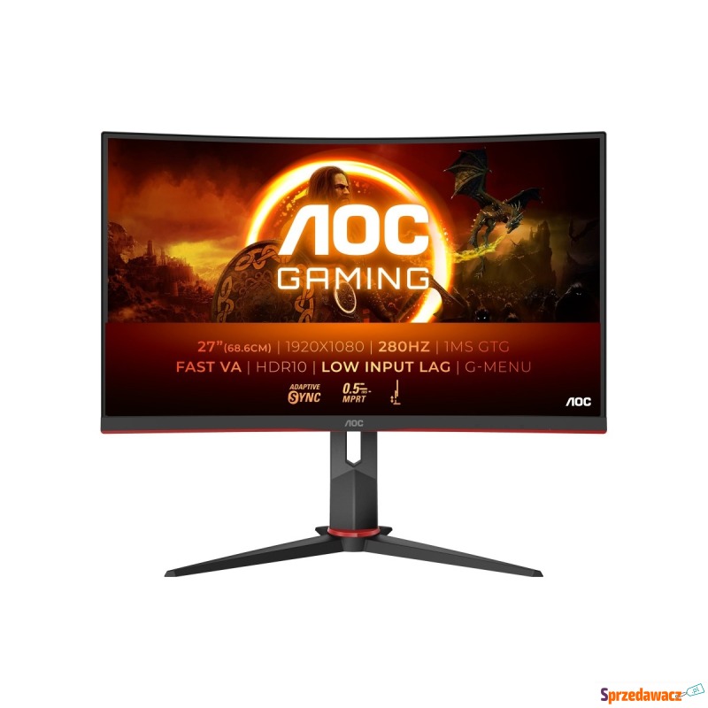 AOC C27G2Z3/BK 27inch VA WLED FHD 280Hz - Monitory LCD i LED - Kołobrzeg