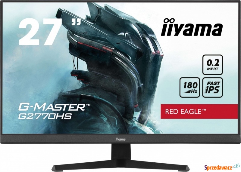 IIYAMA Monitor 27 cali G2770HS-B1 IPS,FHD,180Hz - Monitory LCD i LED - Ciechanów