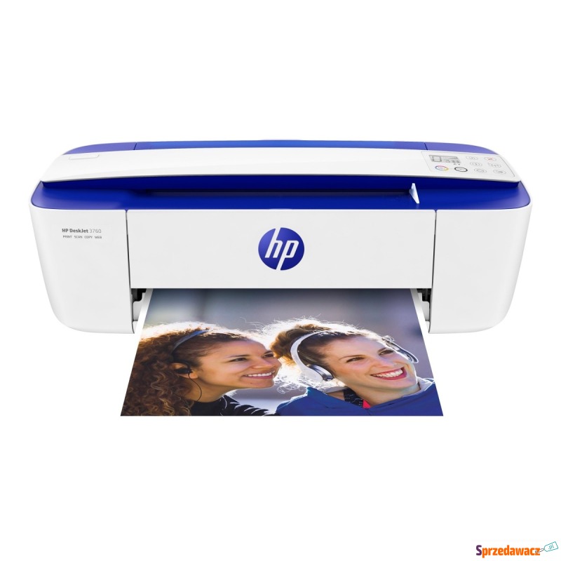 HP DeskJet 3760 All-in-One A4 Color USB 2.0 Wi-Fi... - Drukarki - Brzeg