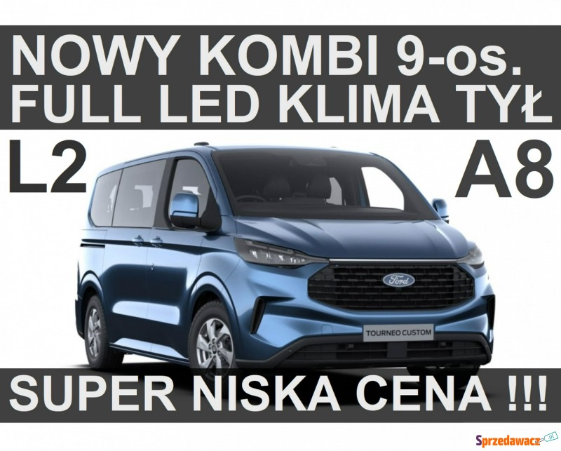 Ford Transit Custom  Minivan/Van 2024,  2.0 diesel - Na sprzedaż za 214 020 zł - Szczecinek